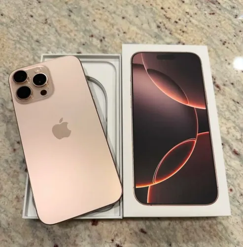 Iphone 16 pro max desert 06 meses de garantia 256gb 