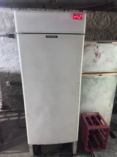 Freezer Vertical Industrial Hussmann Funcionando Perfeitamente