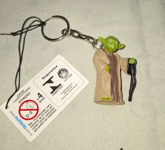 Chaveiro Colecionável Yoda Star Wars