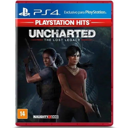 jogo ps4 uncharted lost legacy - novo lacrado