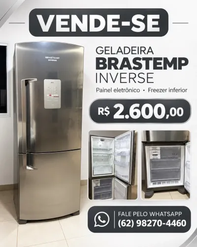 Geladeira Brastemp inverse