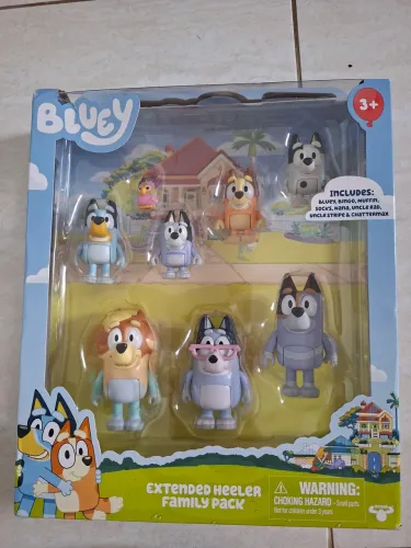 Bluey mini bonecos família Heeler