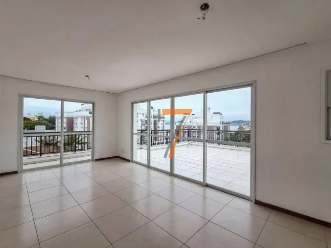 Cobertura com 3 dormitórios para alugar, 182 m² por R$ 8.955,88/mês - Abraão - Florianópol