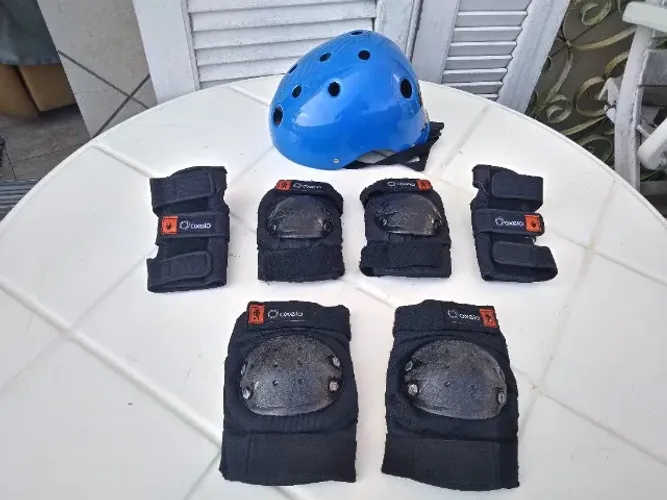 Kit De Proteção Skate/patins Tamanho P