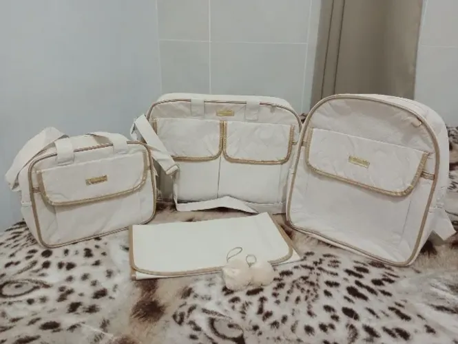 Kit Bolsa Maternidade com Trocador [Novo - nunca usado]