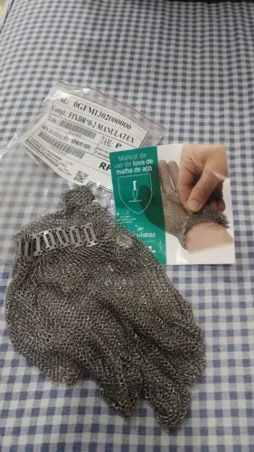 Vende luva malha de aço nova sem uso