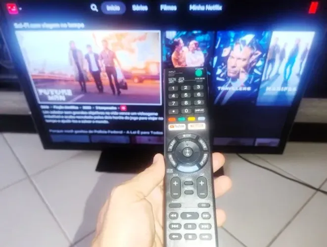 TV Sony com aspecto de Loja