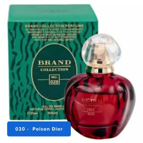Perfume Brand Collection nº 020 - 25ml Inspiração: Poison Dior
