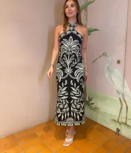 Vestido farm tamanho G original novo