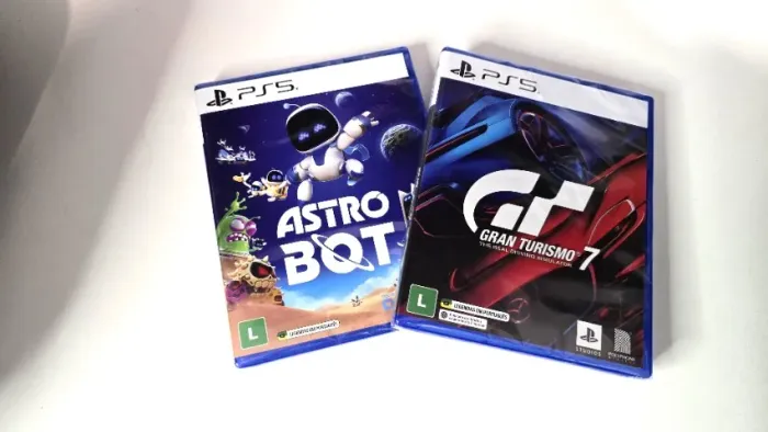 Jogos Astro Bot + Gran Turismo 7 LACRADOS de PS5 PlayStation 5 