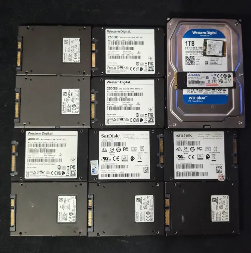 Lote SSD M2 e HD