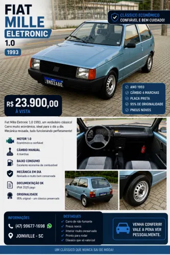 Fiat Uno Mille 1.0/ I.e./ Electronic/ Brio 1993