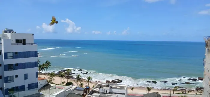 Cobertura de 3/4, 2 vagas, com Piscina Privativa e Vista Panorâmica para o Mar no Rio Verm