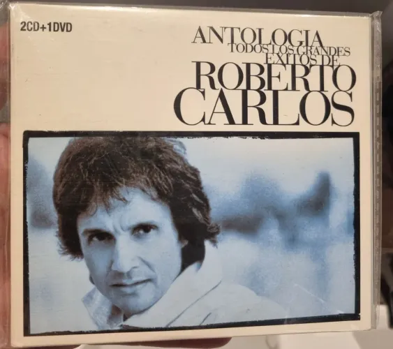 2 CDs + 1 DVD Roberto Carlos Antologia - Espanha