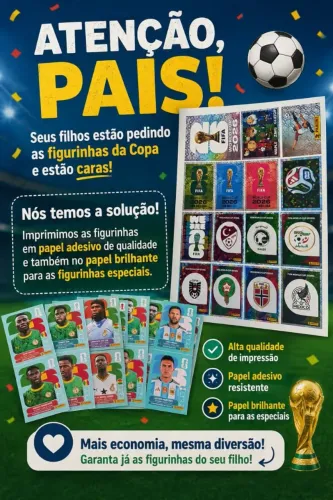 Impressão/figurinhas copa 2026