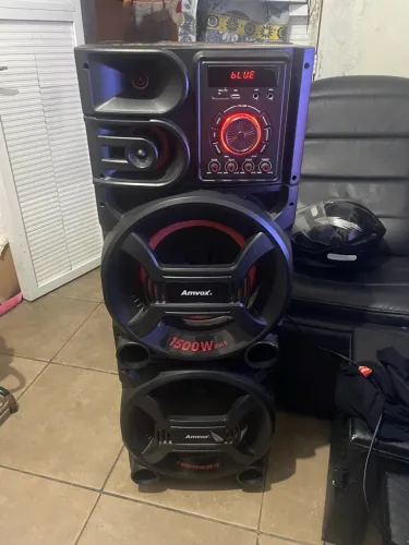 SOM AMVOX COM BLUETOOTH, RÁDIO E AUX