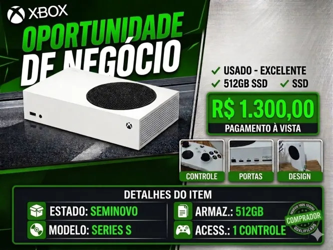 Xbox Series S ou outros (C.0.M.P.R.0)