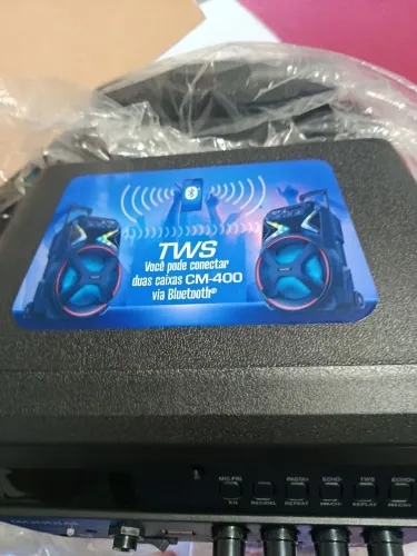 Caixa de som mundial via bluetooth 400 whts 