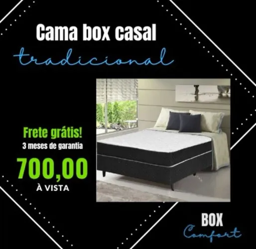 Cama box tradicional