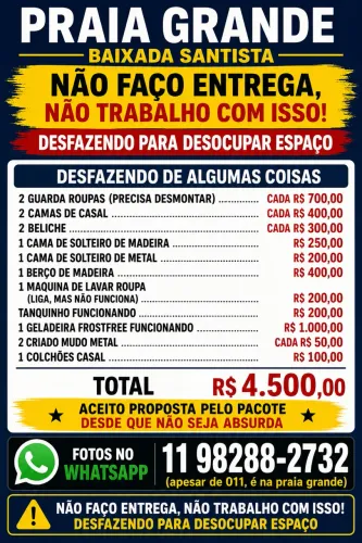 Moveis usados praia grande