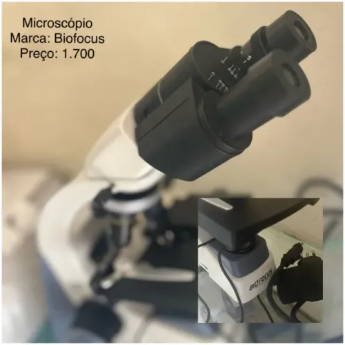 MICROSCÓPIO USADO UMA VEZ