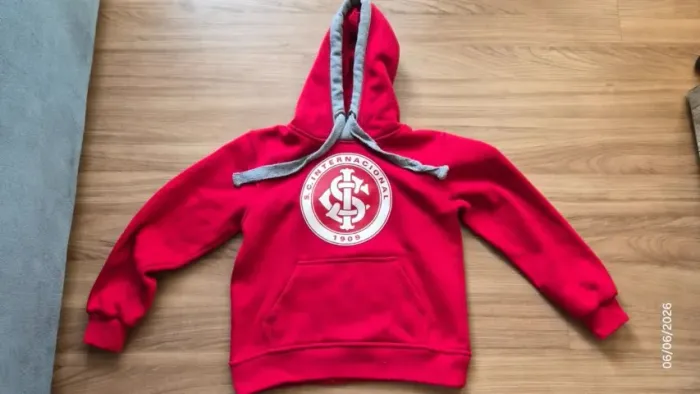 Moleton Infantil, Tamanho 06, Produto Oficial Internacional, Apeluciado, Inverno