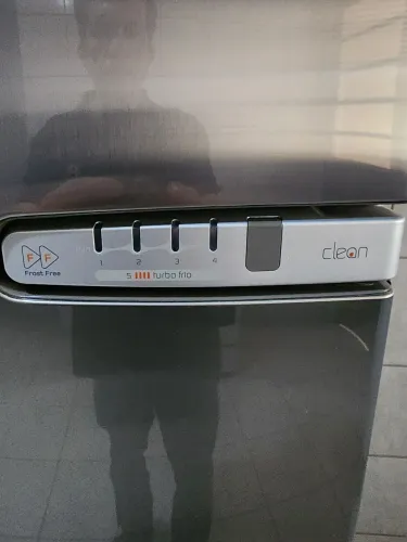 Geladeira brastemp frost free inox 375 litros