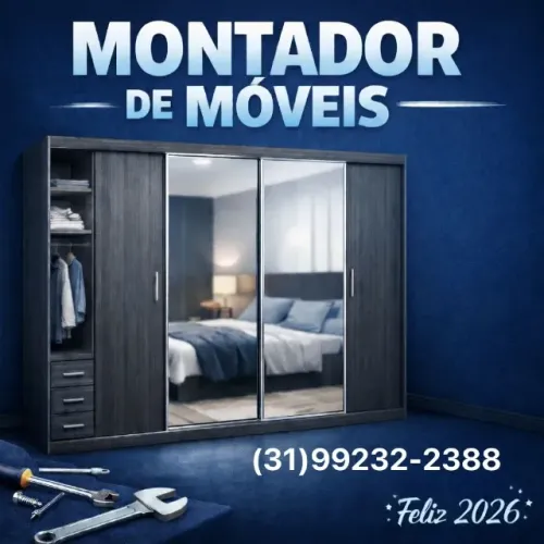 Montador de moveis em Santa Luzia