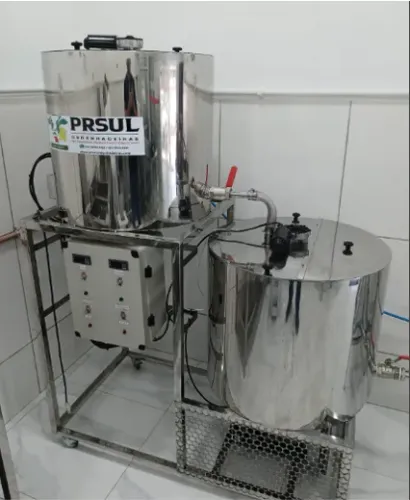 KIT COM PASTEURIZADOR + RESFRIADOR PARA LÍQUIDOS KIT PARA 80 LITROS. 220V -MONOFÁSICO