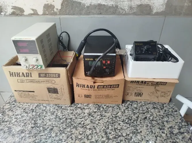 Máquina para manutenção de celular 