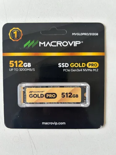 SSD NVME M.2 512Gb Gold