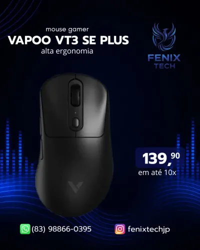 MOUSE GAMER VT3 SE PLUS (NOVO)