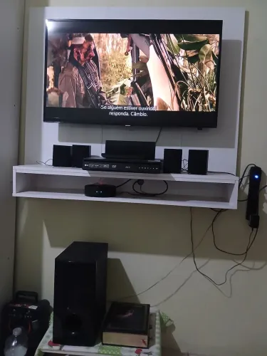 Smart tv + home theater + painel