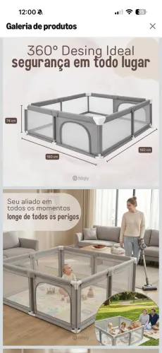 Cercadinho de bebê