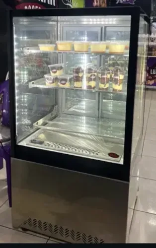 Vitrine Expositora Refrigerada Inox 1,20m - Excelente Estado