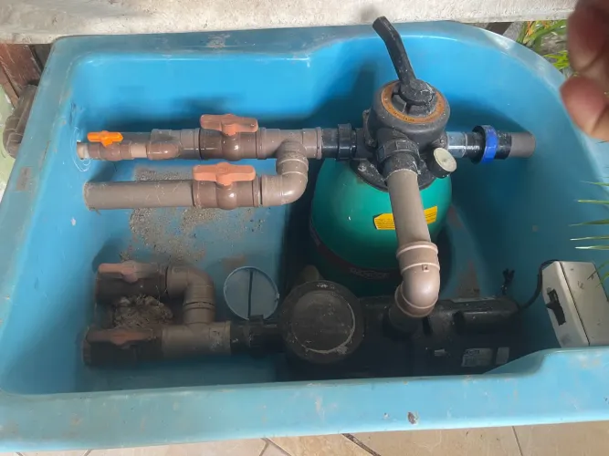 Piscina em fibra