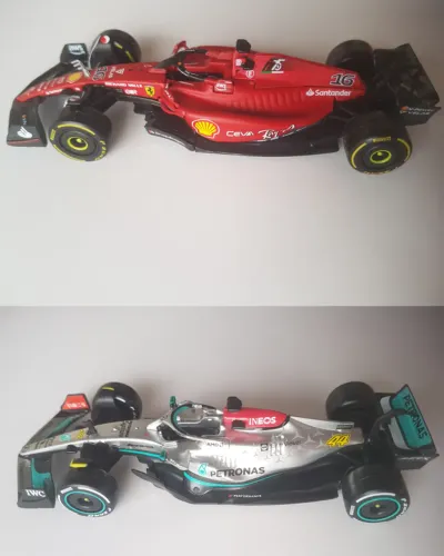 Carro Miniatura Fórmula F1 Ferrari ou Mercedes ou Red Bull ou Alpine