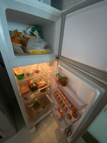 Geladeira Electrolux 400. Leia o anúncio