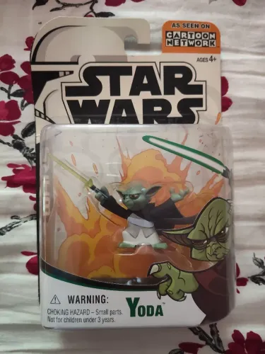 Star Wars Clone Wars Yoda Cartoon Network lacrado