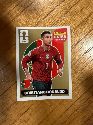 Figurinha Cristiano Ronaldo Gold 2026