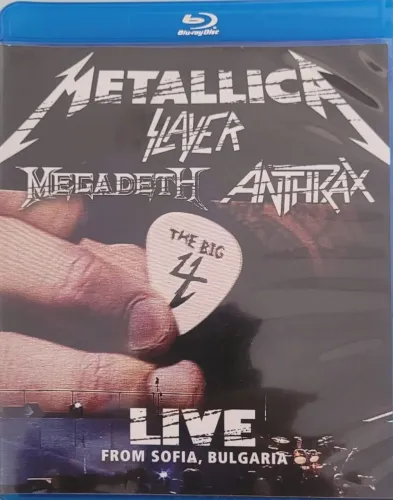 Blu-Ray The Big Four (Metallica, Slayer, Megadeth e Anthrax) - Live From Sofia, Bulgaria