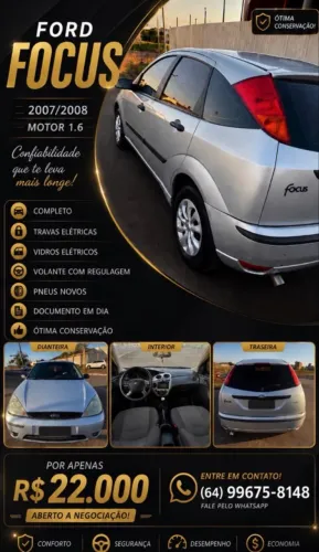 Ford Focus 1.6 S/se/se Plus Flex 8v/16v 5P 2006
