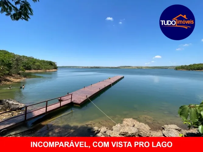 TUDO IMÓVEIS - Vende Ágio de Lote 1.000m com vista plena pro lago. Oportunidade. R$ 25 mil