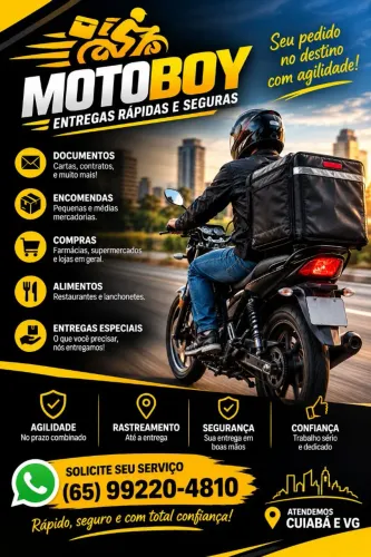 Motoboy disponível