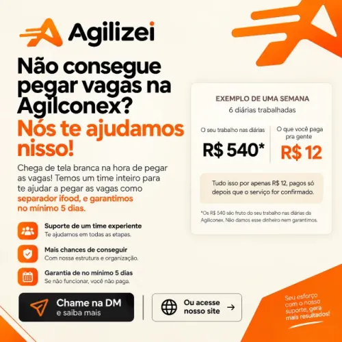 Ajudamos a pegar vaga na Agilconex