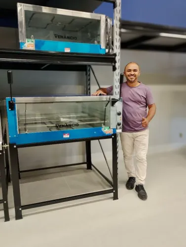 FORNO INDÚSTRIAL ELÉTRICO INOX ROMA FIRI 1.10 CM VENÂNCIO