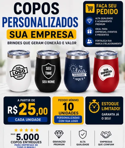 Copos personalizados