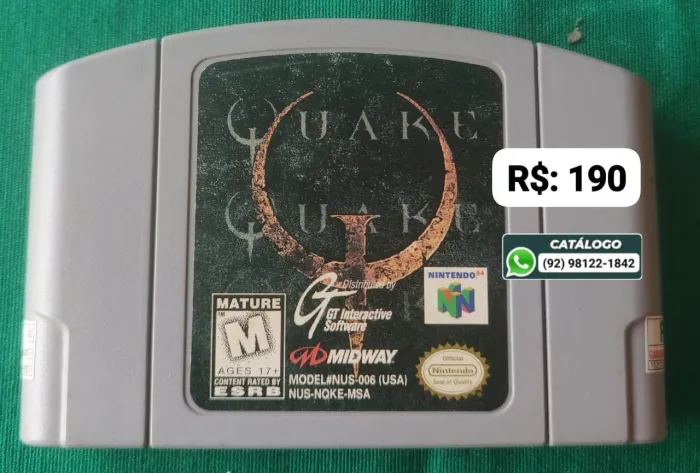 Quake = R$: 190