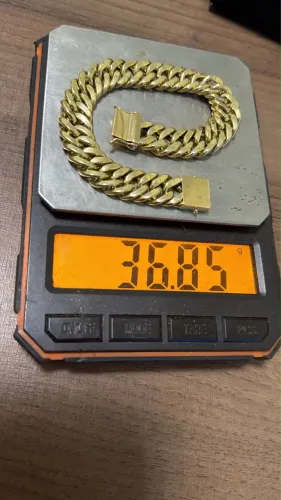 Pulseira ouro 18k apenas 400 a grama com 30% defesa