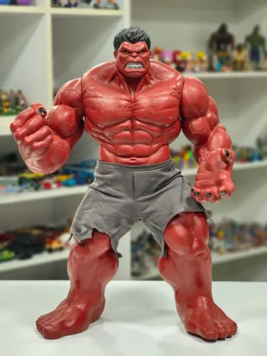 Boneco Hulk Vermelho Premium Grande Mimo 50cm